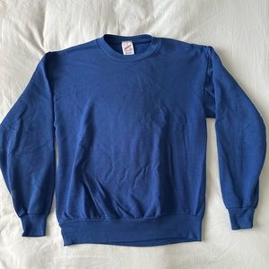 Jerzees blue crewneck